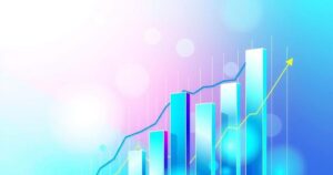 Abstract colorful stock market graph representing JBS N.V. listing news